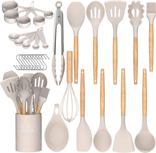 🍳 33 pieces. 1 holder. Your kitchen is officially upgraded. ✨